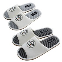 라벨라코 여성용 + 남성용 타겟 실내화, 그레이, 챠콜