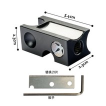 KONLLEN 당구 팁 도구 8 in 1 다기능 수리 셰이퍼 캐롬 스누커 풀 큐 핀프릭 블레이드 액세서리 당구큐수리, 02 tool with 1pcs blade