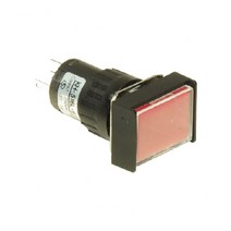 1A1B 푸쉬락 LED 스위치 직사각형 24V DC 16mm KH-516L-B2124V, 화이트 [KH-516L-B21W24V]