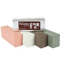 알파(ALPHA) 유점토 1kg, [6399120]갈색
