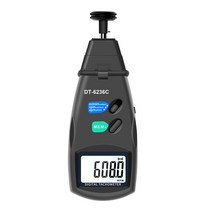 디지털 RPM 비접촉 회전수 측정기 타코미터 타코메타, DT2234A 회전 속도계  비접촉식, 1개