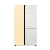 위니아 양문형냉장고 WWRG818GPJVA1 실키 바닐라 베이지 802L