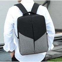 [썸머특가] USB포트 더블 백팩 남성 여성 학생 백팩 노트북 가방 (미디백 파우치 추가증정!)