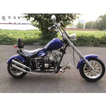 할리 110CC 미니 모터사이클 성인 미니스쿠터 소형오토바이 소형 레저용 바이크, 블루125cc