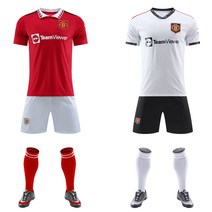 22-23 맨유 반팔 유니폼 홈 어린이 유니폼 성인 축구복 상하의 세트