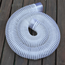 투명 배관 PVC 자바라 호스 연장 내경 50mm 1M, 내경 110mm 미터