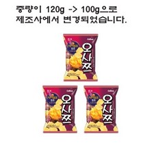 해태제과 오사쯔, 120g, 3개입