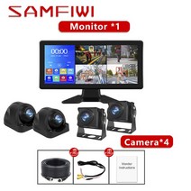 룸미러블랙박스 후방 카메라 자동차 10.36 quotAHD 4CH 트럭 모니터 BSD 녹화 DVR 1080P 후면 차량 IPS, 02 C2023-type1