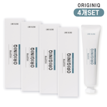 [오리지니크 1450] 충치예방 전문 고불소 치약, 85g, 4개