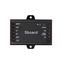 미니 Sboard-II 2 도어 액세스 컨트롤러 보안 시스템 Wiegand 제어 보드 전기 잠금 RFID 키패드, [02] 1 door Sboard