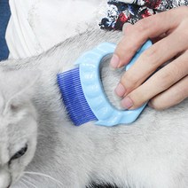 강아지 고양이 조개빗 빝 털 청소기 브러쉬 모찌빗 웰시코기빗 마사지빗 사랑빗, 2-조개빗-핑크