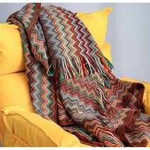 프리미엄 인디언컬러 소파담요 캠핑 블랭킷(2색) 이쁜 겨울용 침대 매장 빅