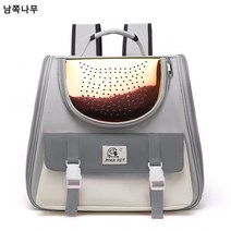 반려동물 공장 직거래 고양이 가방 휴대용 대용량 백팩 휴대용 반려동물 가방 통풍 고양이 가방, 레이저다크그레이