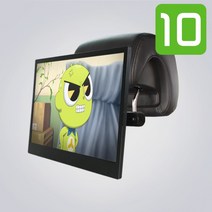 카멜 10인치 차량용모니터 PF1040IPS+보급형 헤드레스트거치대, PF1040IPS 블랙+헤드레스트거치대_보급