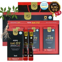 세포락 KnG 산삼 국내산 산양 녹용 추출액 즙 엑기스 피로회복 면역력 건강 20ml x 30포, 1세트
