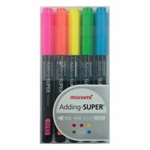 필기류 묶음상품 모나미 에딩 형광펜 5색세트×33개, 본상품선택