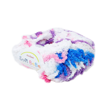 [앵콜스] (10+1)소프트베베실(낱개) 뜨개실 털실 수면사 아기실 아기옷 블랭킷, 41 분홍보라파란하늘