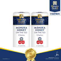 마누카헬스 뉴질랜드 로우 앤 언패스터라이즈드 마누카 허니 온-더-고 MGO 115+ UMF 6+, 5g, 24개입
