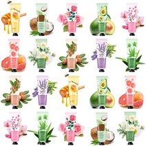 건성 피부를위한 20 팩 바디 로션 대량 여성을위한 여행용 크기 로션 세트-천연 향 바디 모이스처 라이저 미니 여행 로션 시어 버터 로션 엄마 아내 여자 친구를위한 생일 어머니의 날 선물