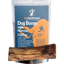 K9warehouse Beef Marrow 5-6-in Dog Bone Treats, 6 count