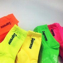 파인삭스 남녀 슈프림 네온컬러 중목5종 쨍한 형광 여름에 찰떡 남성 여성 양말