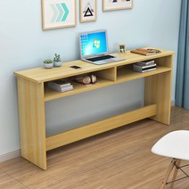 사이드테이블 홈바테이블 틈새테이블 창가 레트로, 블랙 140x40x75cm