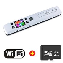 북스캐너 비파괴 셀프 북스캔 문자인식 고해상도휴대용 A4 스캐너 Iscan WiFi 1050 인치 당 점 JPG/PDF 사, 05 Wifi 4G SD Card