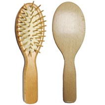 두피건강을 위한 헤어 브러쉬 머리 나무 원목 빗, 1개입, 09.고급목 타원쿠션(소0