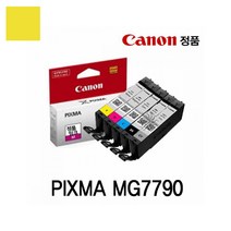 3mro캐논 PIXMA MG7790 정품잉크 칼라, 색상, 색상_노랑