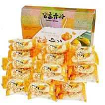 제주 전통 수제한과 감귤한과 감귤유과 전통과자 명절 설날 선물세트, 300g