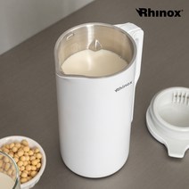 라이녹스 콩물 두유 자동 영양식 이유식 죽 콩국 제조기 푸드메이커 자동 메뉴 마스터 온열기능 RXHL-SB4725E, 화이트