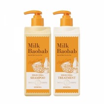 밀크바오밥 하이세라 샴푸+트리트먼트 500ml 미모사, 단품