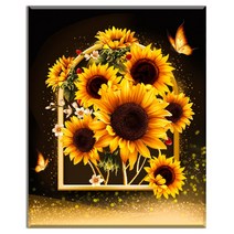 FASEN diy보석십자수 캔버스 형액자 세트 40cm x 50cm, AYW-120