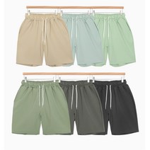 빌리버스 남자 반바지 BHL015 여름 4부 팬츠 운동복 스판 6가지 색상 남성 밴딩 반바지