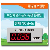 이산화질소 측정기 건설현장 소음측정 공사장 미세먼지 비산먼지 전광판 R-16번, R-16, 1개