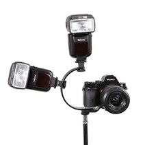 듀얼 핫슈 C타입 브라켓 DSLR 카메라 플래쉬 마이크 히어로 redfilter Gopro 고프로 액션캠
