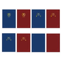 [홈앤스쿨] 문화 A4 종이 상장 케이스 10매입, 01.F693-7, 졸업(적색)