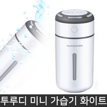 투루디 USB 미니 가습기 화이트 무드등 차량용 실내용 블루 에어워셔/초음파가습기/가열식가습기/대용량가습기/자연기화식가습기/쿠첸가습기/복합식가습기/듀플렉스가습기/신일가습기/아기가습기, 단일 모델명/품번