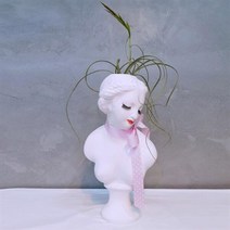 [바보사랑] 메이크업 중형 비너스여인 석고상화분 38cm+리본2개