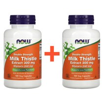 나우푸드 밀크씨슬 1+1 밀크시슬300mg 실리마린240mg 아티초크