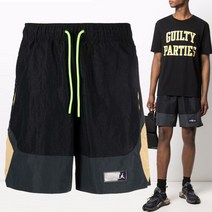 21FW 조던 로고 패치 배색 트레이닝반바지 CV3154 011