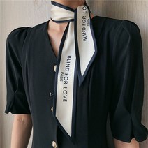 스카프 레이디 긴 스키니 실크 스카프 Hairband 넥타이 디자인 인쇄 럭셔리 브랜드 헤어 후프 액세서리 멋