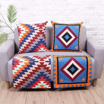 쇼파 쿠션 고급 자수쿠션 독특한 패턴 커버 솜포함, 디아나 퀸 23-2(커버단품)