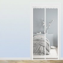 현관 방 문 창문 자석 방충망, 화이트