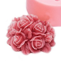 마이몰드코리아 수제몰드 - 장미 다발 실리콘몰드