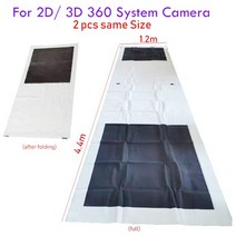 올어라운드뷰 360도어라운드뷰 직물 보정 천 360도 서라운드 버드 시스템 디버깅 의류 4.41.2m1.61.2m 부직포, 2개