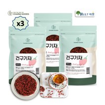 국산 진도 구기자 건구기자 효능 말린 구기자 차 먹는법, 3팩, 300g