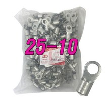 동아 o형 압착터미널 25-10 링단자 압착단자, 100개