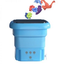 미니짤순이 휴대용 세탁기 운전 양동이 터치 스크린 저에너지 접이식 미니 와셔 작은, WHITE