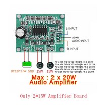 MP3 플레이어 블루투스 디코더 보드 지원 비디오 모듈 USB TF WAV 무손실 디코딩 DIY 키트 전자 PCB DC 5 V12V MP5, 4.2x15W Amplifier